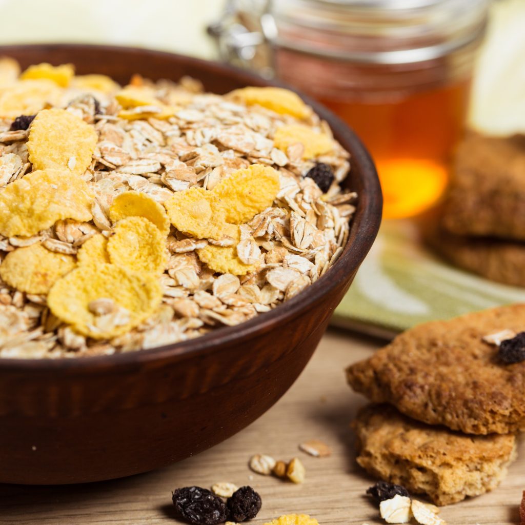 Oats and Cereals are great sources of zinc too